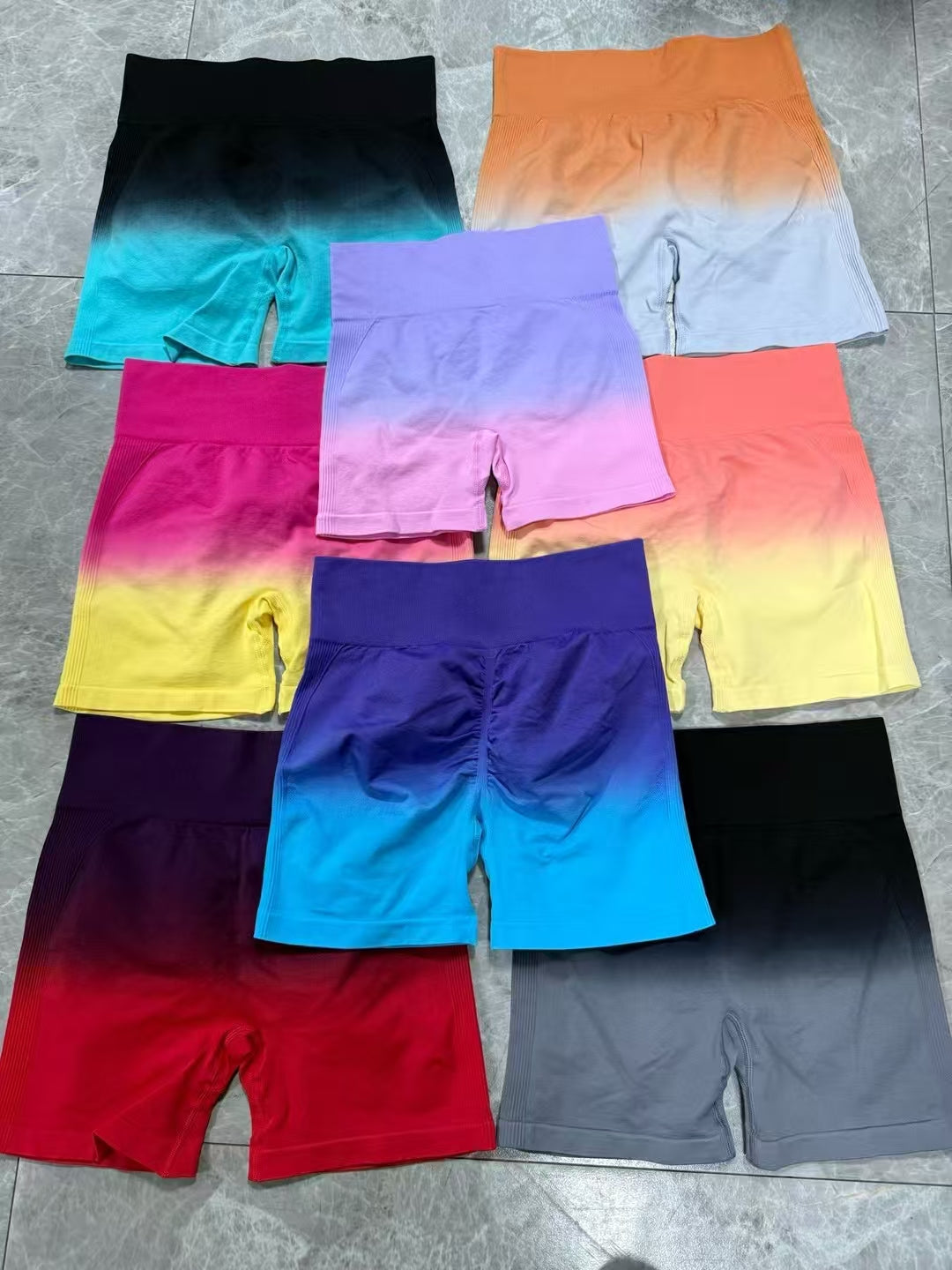 Inventory Clearance No.: 25060209:Gradually change yoga pants, a large bag of 600, 12 pieces in a package, size: 2 pieces S, 4 pieces M, 4 pieces L, 2 pieces XL, high elasticity and good quality
