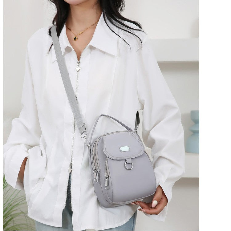 Bags Women's Portable Casual Fashion Oxford Cloth High-end One Shoulder Crossbody Bag Cross-border Women's Crossbody Bag Mobile Phone Bag
