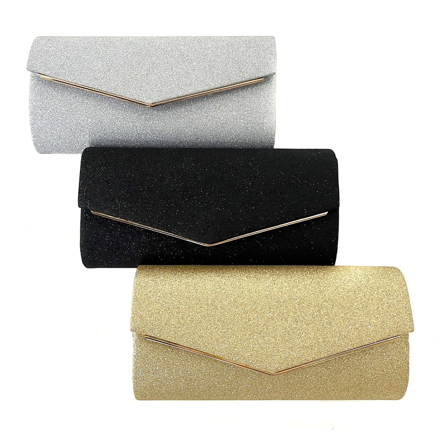 Factory Direct Sales Cross-border New Simple Hand-held Light Luxury European and American Style Dinner Bag Chain Handbag Women's Bag Evening Bag
