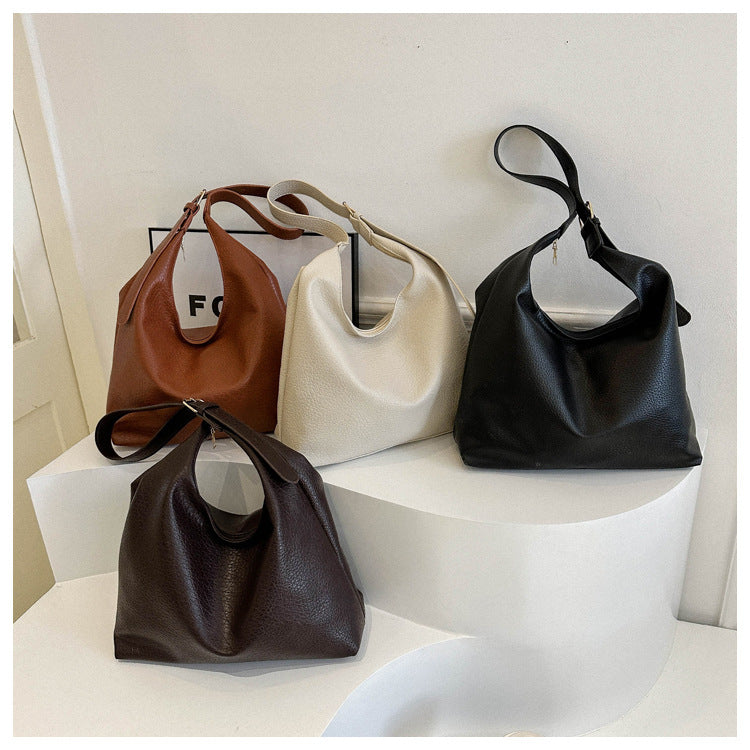 Women's Bag New Versatile Dumpling Bag Fashion Trend Shoulder Bag Large Capacity Commuter Messenger Bag