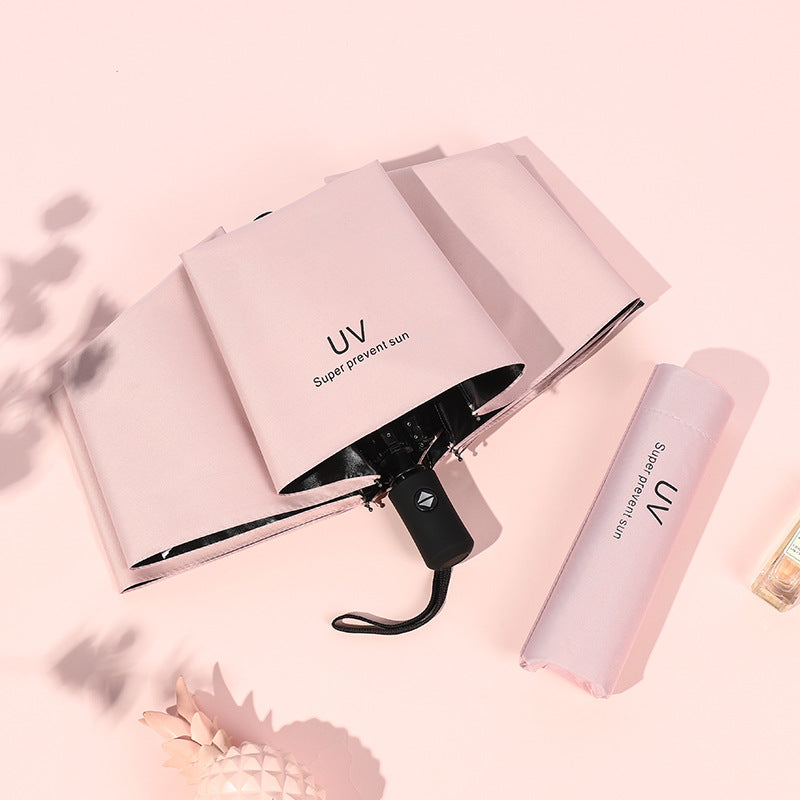 UV Automatic Vinyl Sunscreen Anti-ultraviolet Women's Parasols Advertising Umbrellas Sun Umbrellas Sun Umbrellas Wholesale Can Be Customized Logo