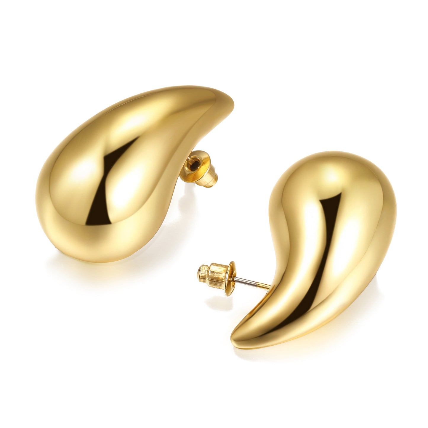 Hot-selling Environment Popular Design Sense Chubby Water Drop Earrings Simple Fashion Acrylic Earrings Ear Jewelry