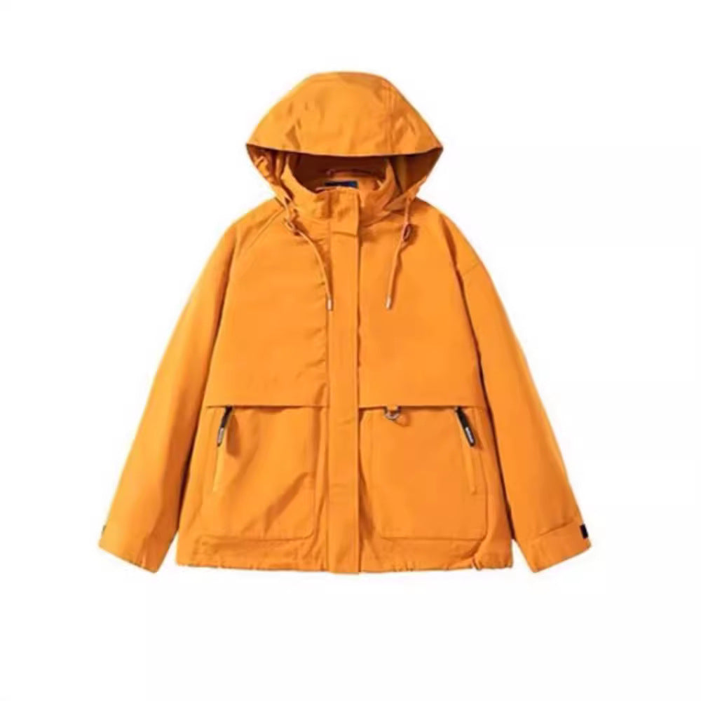 Liu Yifei ,Huang Yimei, The Same Style Spring and Autumn Winter Mountaineering Jacket, Light Three-in-one Windproof Outdoor Jacket for Women