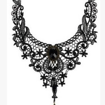 Popular Lace Jewelry, Big-name European and American Hot-selling Lace Necklace, Versatile Neck Chain