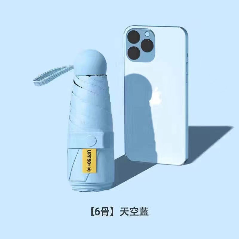 UV Umbrella Customized Weather and Rain Umbrella Manual Sunscreen Folding Sun Umbrella Parasol Anti-ultraviolet Manufacturer Wholesale