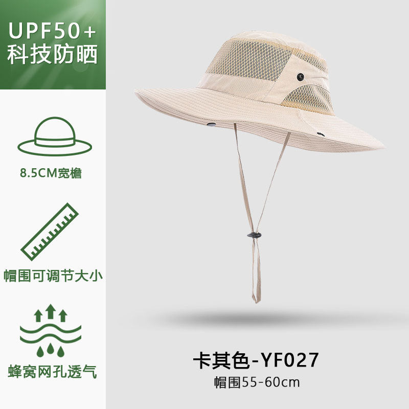 Fisherman Hat Men's Outdoor UV Protection Sun Hat Mountaineering Fishing Sun Hat Cycling Sun Hat Sun Hat