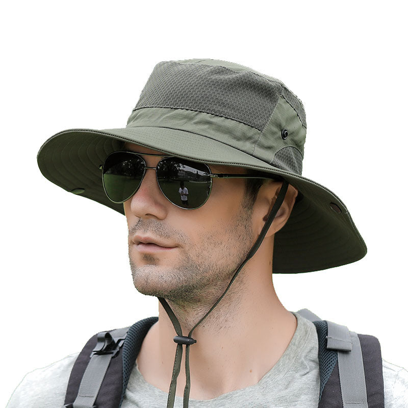 Fisherman Hat Men's Outdoor UV Protection Sun Hat Mountaineering Fishing Sun Hat Cycling Sun Hat Sun Hat