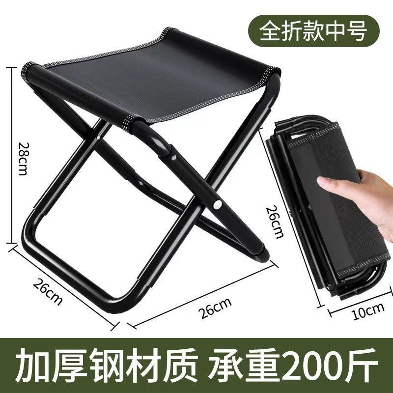 Wholesale Folding Stool Bold Portable Folding Thickened Fishing Small Stool Stool Travel Camping Mazar Small Bench