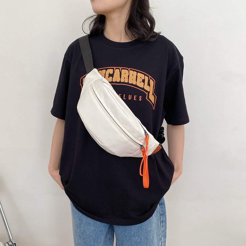 Foreign Trade Hot-selling Fanny Pack Cross-border Trend Breast Bag Large-capacity Couple Satchel Korean Version Leisure Outdoor Student Shoulder Bag