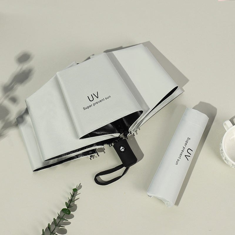 UV Automatic Vinyl Sunscreen Anti-ultraviolet Women's Parasols Advertising Umbrellas Sun Umbrellas Sun Umbrellas Wholesale Can Be Customized Logo