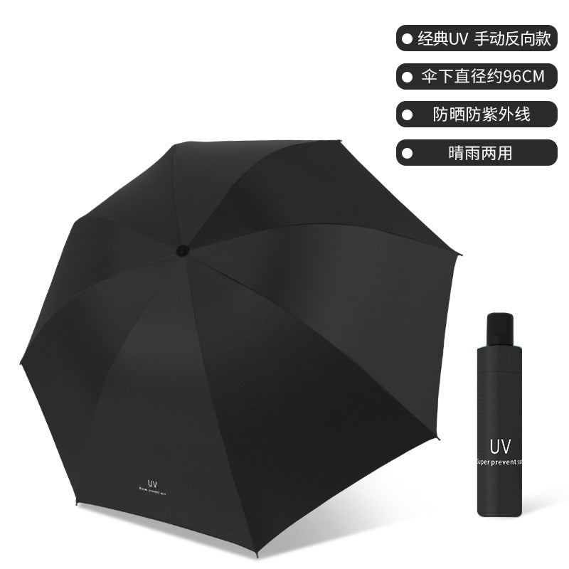 UV Automatic Vinyl Sunscreen Anti-ultraviolet Women's Parasols Advertising Umbrellas Sun Umbrellas Sun Umbrellas Wholesale Can Be Customized Logo