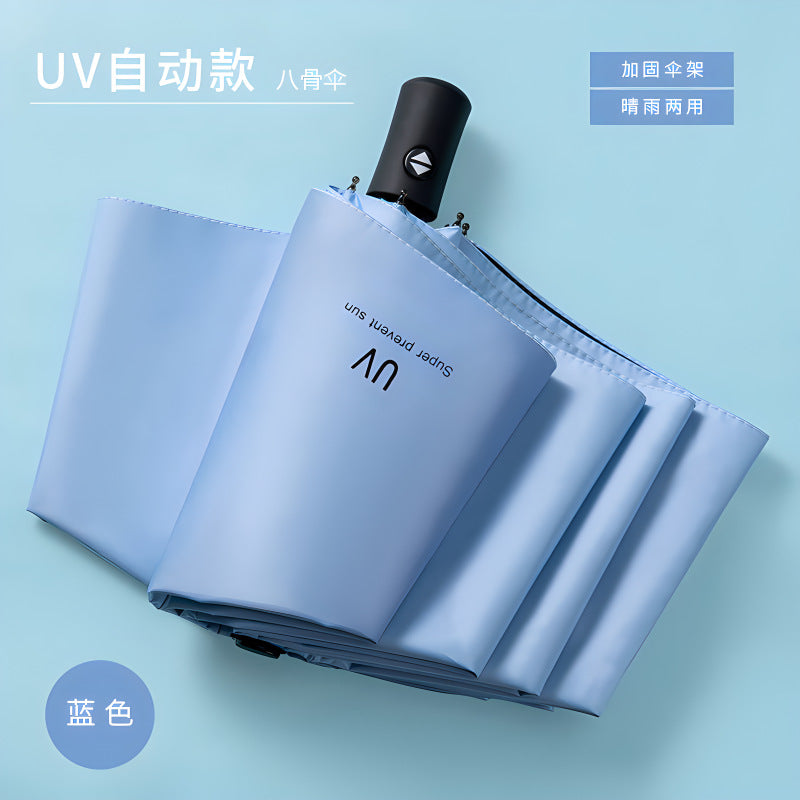 Umbrella Parasol Automatic Umbrella Sunscreen Umbrella Uv Rain Umbrella Wholesale Folding Umbrella Wholesale Can Be Customized Logo