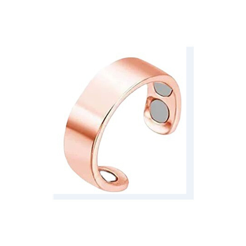 Amazon Popular, European and American Anti-snoring Ring Men's and Women's Dual Magnetic, Magnetic Therapy Health Care Opening Ring Magnet Ring
