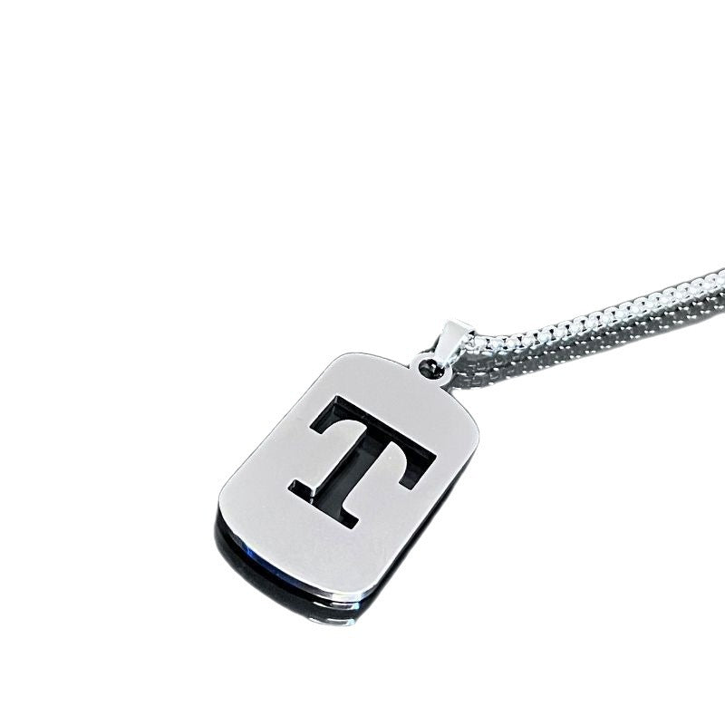 Hot-selling High-end Hollow Letter Titanium Steel Necklace Men's and Women's Clothing Stainless Steel Accessories Niche Jewelry Wholesale