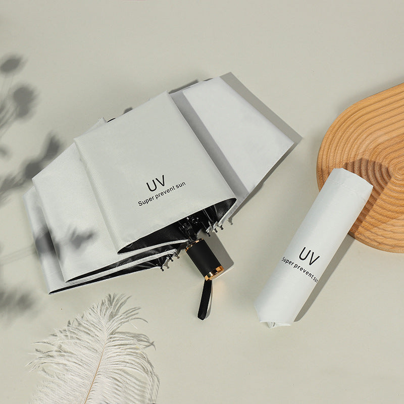 UV Automatic Vinyl Sunscreen Anti-ultraviolet Women's Parasols Advertising Umbrellas Sun Umbrellas Sun Umbrellas Wholesale Can Be Customized Logo