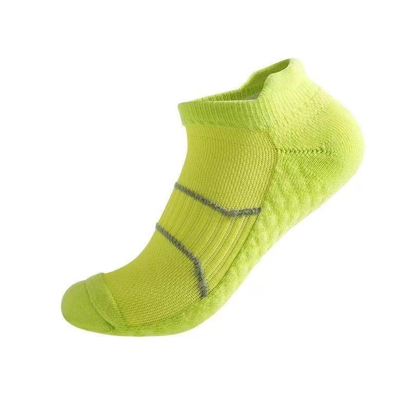 Towel Bottom Socks Men's Sports Cotton Socks Versatile Short Socks Men's Spring Deodorant Sweat-absorbing Breathable Thickened Professional Running