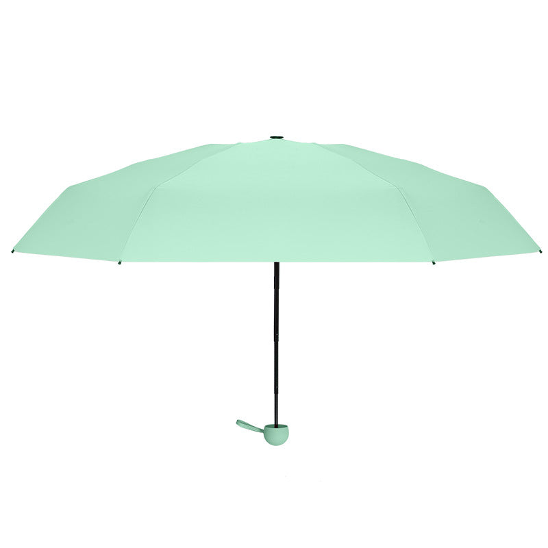 Advertising Umbrella Logo Folding Sun Umbrella Sunscreen Rain and Shine 50% Off Capsule Umbrella Promotional Gifts Umbrella Wholesale