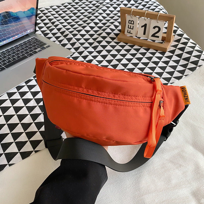 Foreign Trade Hot-selling Fanny Pack Cross-border Trend Breast Bag Large-capacity Couple Satchel Korean Version Leisure Outdoor Student Shoulder Bag
