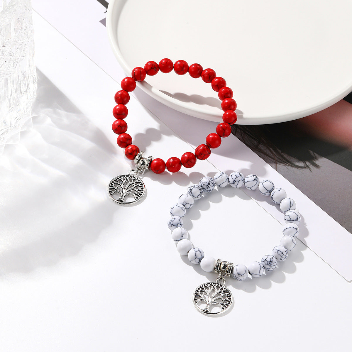 Special Foreign Trade Europe and The United States Popular Beaded Bracelet Women's Set Bohemian Ethnic Style Turquoise Bracelet