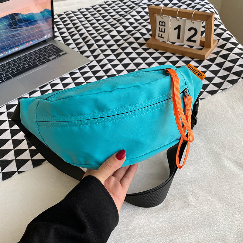 Foreign Trade Hot-selling Fanny Pack Cross-border Trend Breast Bag Large-capacity Couple Satchel Korean Version Leisure Outdoor Student Shoulder Bag