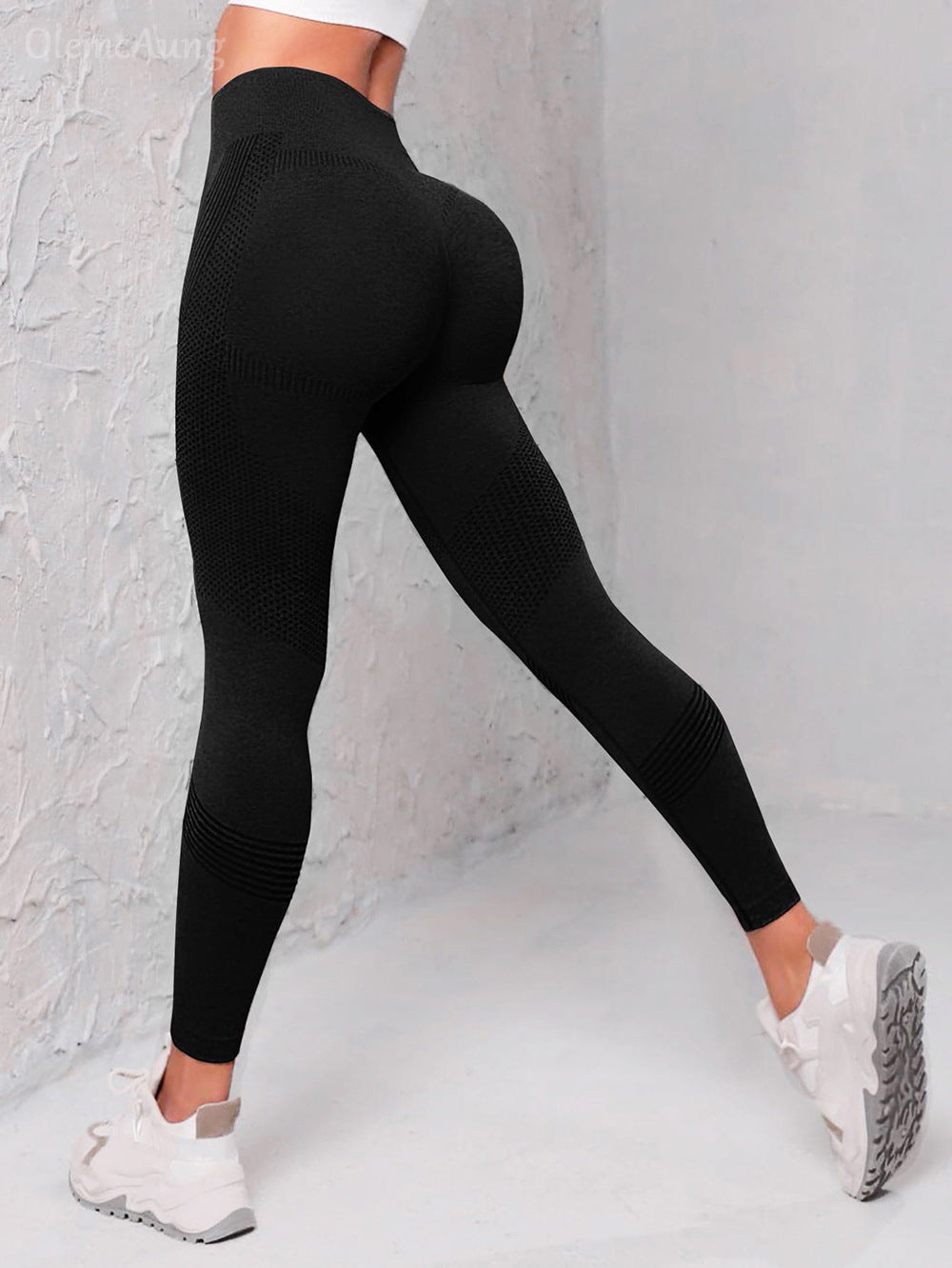 Hot-selling in Europe and America, Seamless Hip-lifting Fitness Pants, Belly-tight High-waisted Peach Hip Yoga Pants