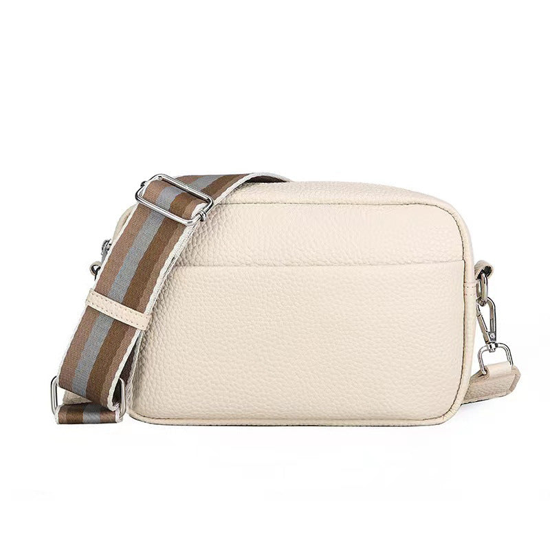Foreign Trade Hot-selling Women's Bags 2025 Spring and Summer New Small Square Bag Wide Shoulder Strap Single Shoulder Oblique Span Bag Wholesale Delivery