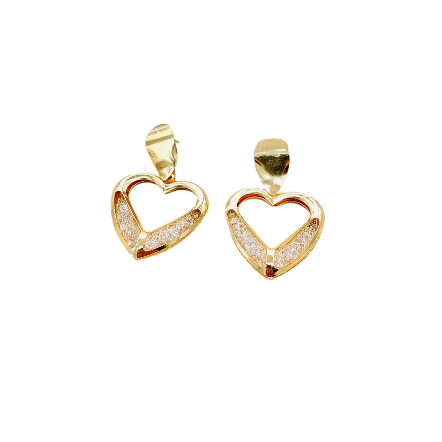 XP17 Exquisite Super Flash Mesh Yarn Zircon Earrings Women's Ins Trendy Light Luxury Niche High-end Design Pendant Stud Earrings