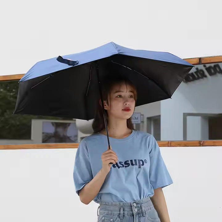 Ultra-light Umbrella Folding Sunshade Sun Umbrella Men's and Women's Foldable Souvenir Gift Capsule Box Promotional Umbrella