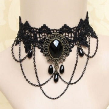 Popular Lace Jewelry, Big-name European and American Hot-selling Lace Necklace, Versatile Neck Chain