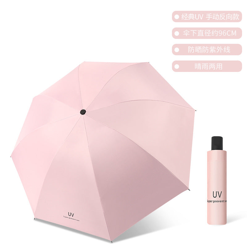 UV Automatic Vinyl Sunscreen Anti-ultraviolet Women's Parasols Advertising Umbrellas Sun Umbrellas Sun Umbrellas Wholesale Can Be Customized Logo