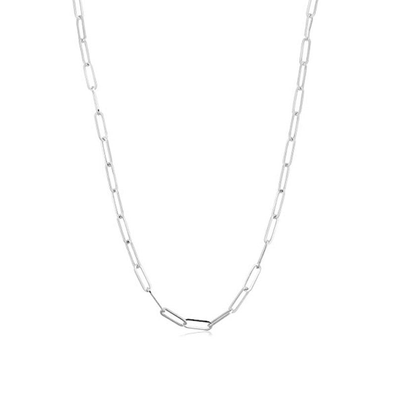 Hot-selling Paperclip Thick Chain Necklace Unisex, Hip-hop Punk Simple Neck Chain Collarbone Chain Wholesale
