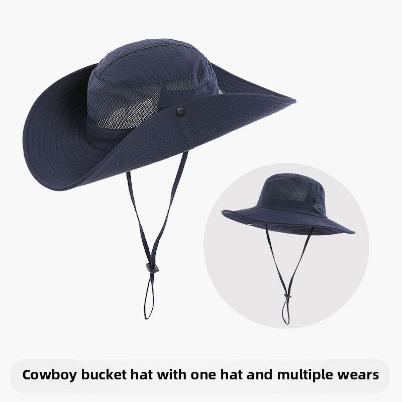 Fisherman Hat Men's Outdoor UV Protection Sun Hat Mountaineering Fishing Sun Hat Cycling Sun Hat Sun Hat