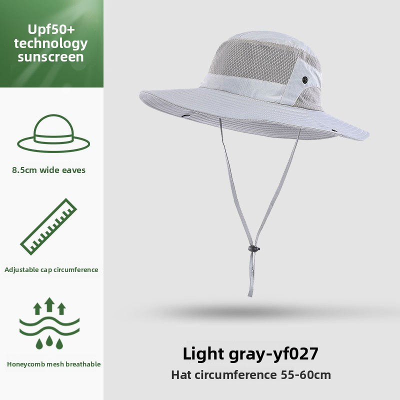 Fisherman Hat Men's Outdoor UV Protection Sun Hat Mountaineering Fishing Sun Hat Cycling Sun Hat Sun Hat