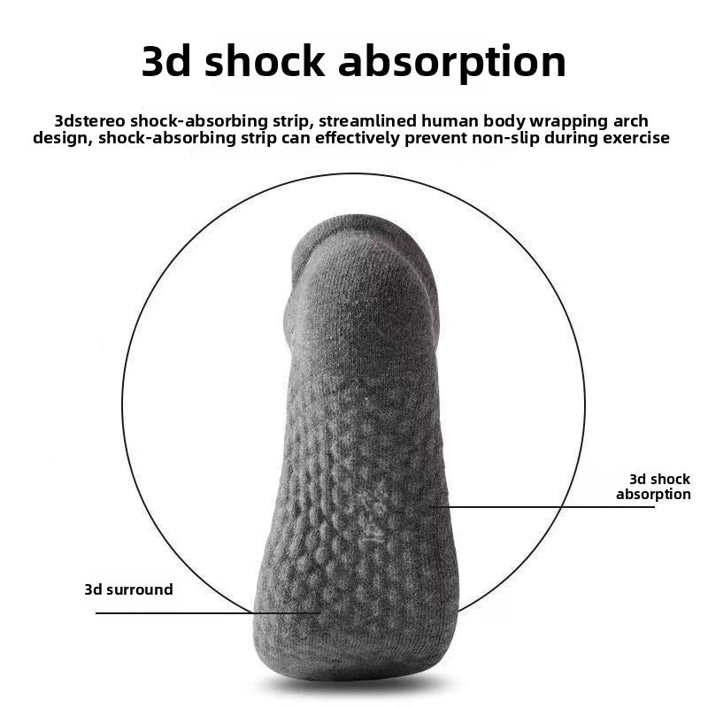 Towel Bottom Socks Men's Sports Cotton Socks Versatile Short Socks Men's Spring Deodorant Sweat-absorbing Breathable Thickened Professional Running