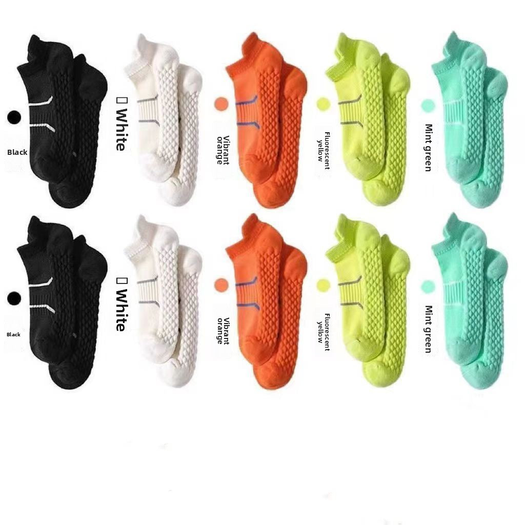 Towel Bottom Socks Men's Sports Cotton Socks Versatile Short Socks Men's Spring Deodorant Sweat-absorbing Breathable Thickened Professional Running