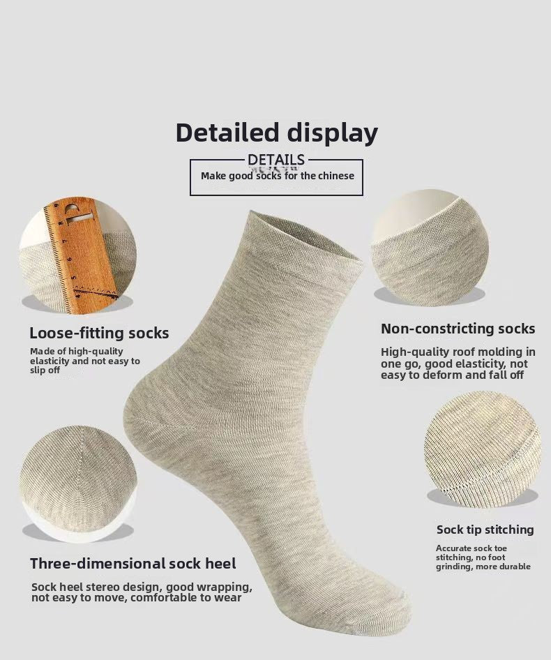 20/100 Pairs of Disposable Socks Men's Short Socks Summer Thin Breathable Men's Boat Socks Deodorant Unisex Medium Tube Socks