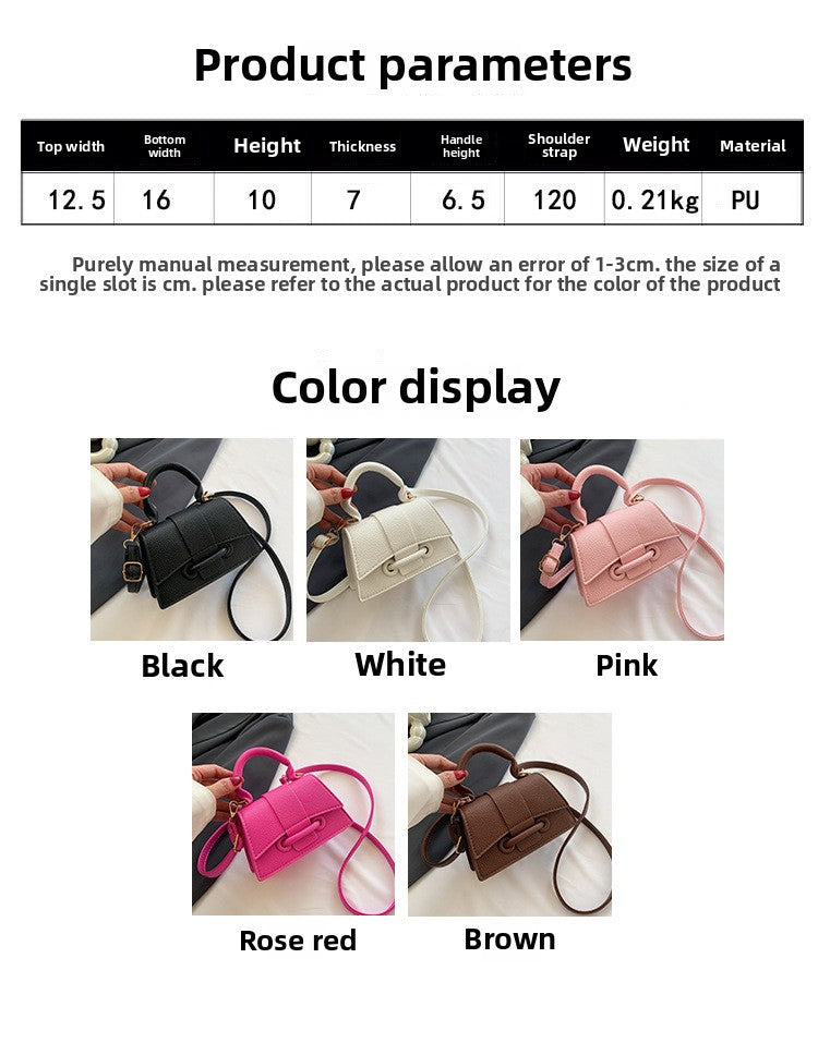 New Fashion Women's Bags Versatile Trend Messenger Bags Niche Popular Shoulder Bags Casual Mini Bags