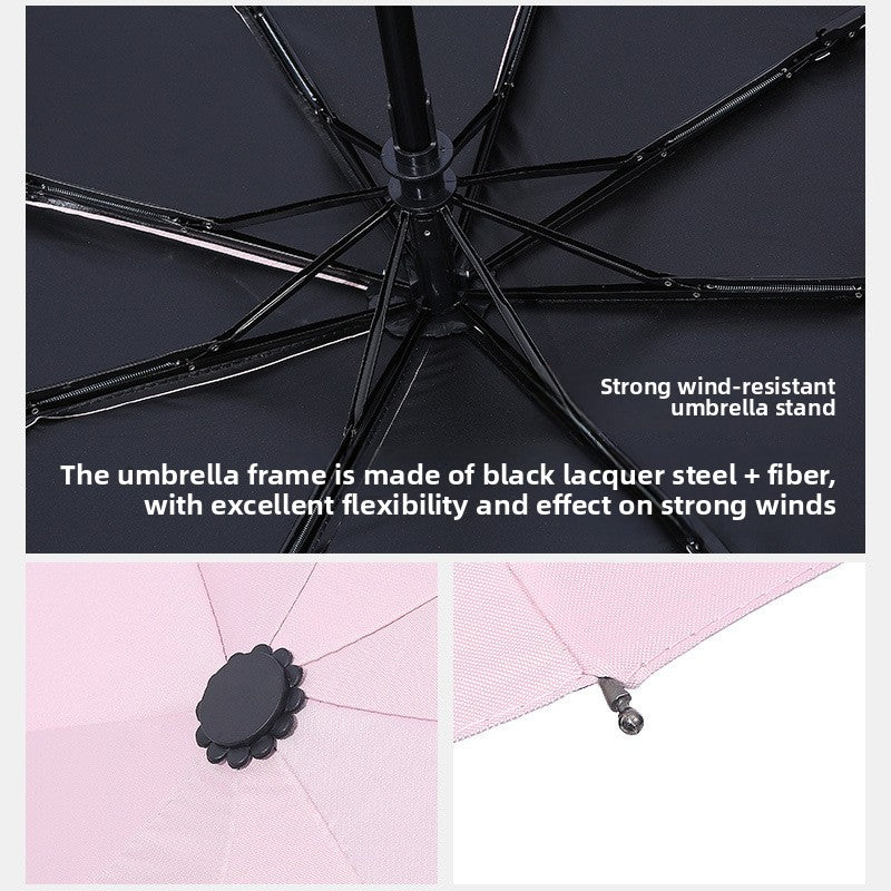 UV Automatic Vinyl Sunscreen Anti-ultraviolet Women's Parasols Advertising Umbrellas Sun Umbrellas Sun Umbrellas Wholesale Can Be Customized Logo