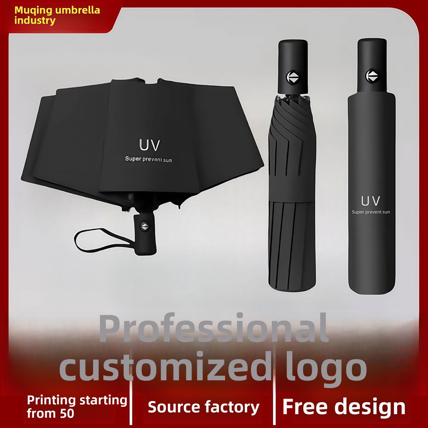 UV Umbrella Customized Weather and Rain Umbrella Manual Sunscreen Folding Sun Umbrella Parasol Anti-ultraviolet Manufacturer Wholesale