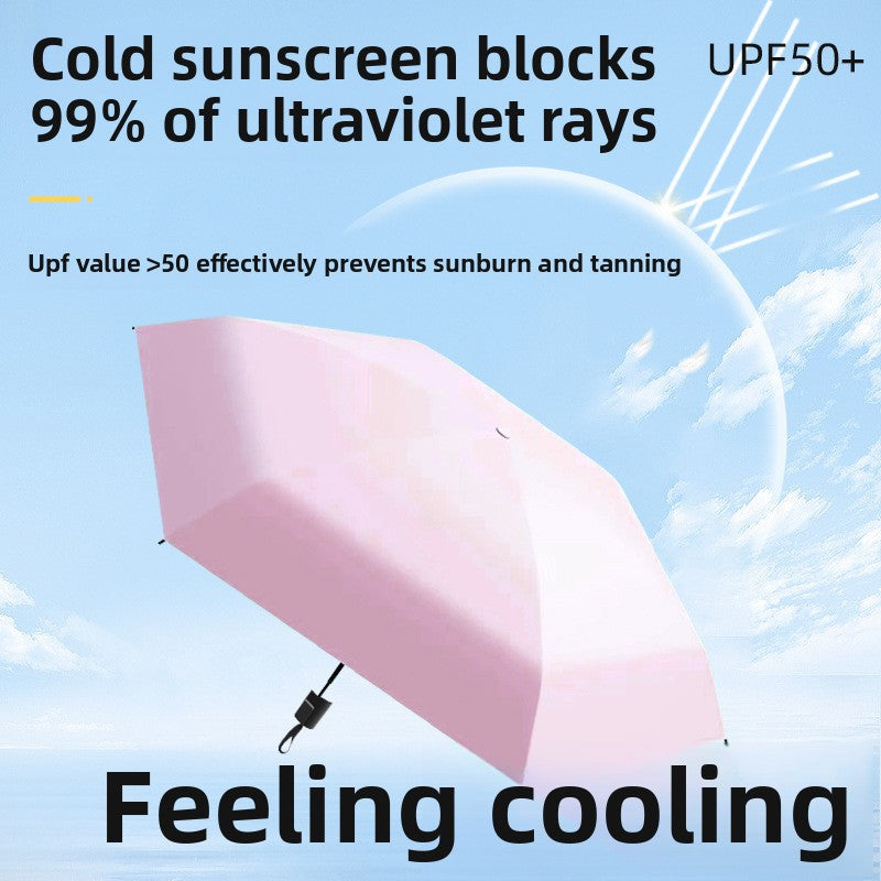 UV Umbrella Customized Weather and Rain Umbrella Manual Sunscreen Folding Sun Umbrella Parasol Anti-ultraviolet Manufacturer Wholesale