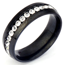 Hot Selling Titanium Steel Ring Niche Single Row Rhinestone Diamond Set Exquisite Ring Stainless Steel Jewelry Directly From The Manufacturer
