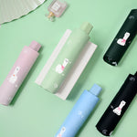 [Special Offer] Manual Vinyl Sunscreen Eye Umbrella UV Protection Women's Three-fold Gift Umbrella Clearance Wholesale