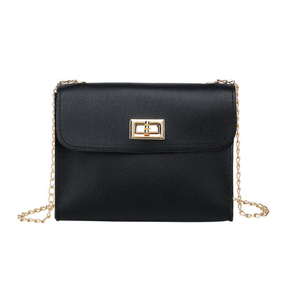 Korean Version of Women's Bag Cover Lock Small Square Bag Foreign Trade Wholesale Spring and Summer New Products, Messenger Mobile Phone Change Bag