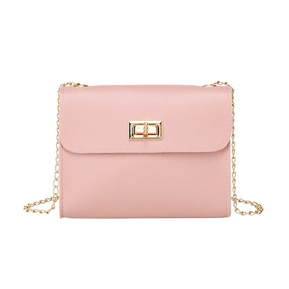 Korean Version of Women's Bag Cover Lock Small Square Bag Foreign Trade Wholesale Spring and Summer New Products, Messenger Mobile Phone Change Bag