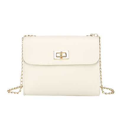 Korean Version of Women's Bag Cover Lock Small Square Bag Foreign Trade Wholesale Spring and Summer New Products, Messenger Mobile Phone Change Bag
