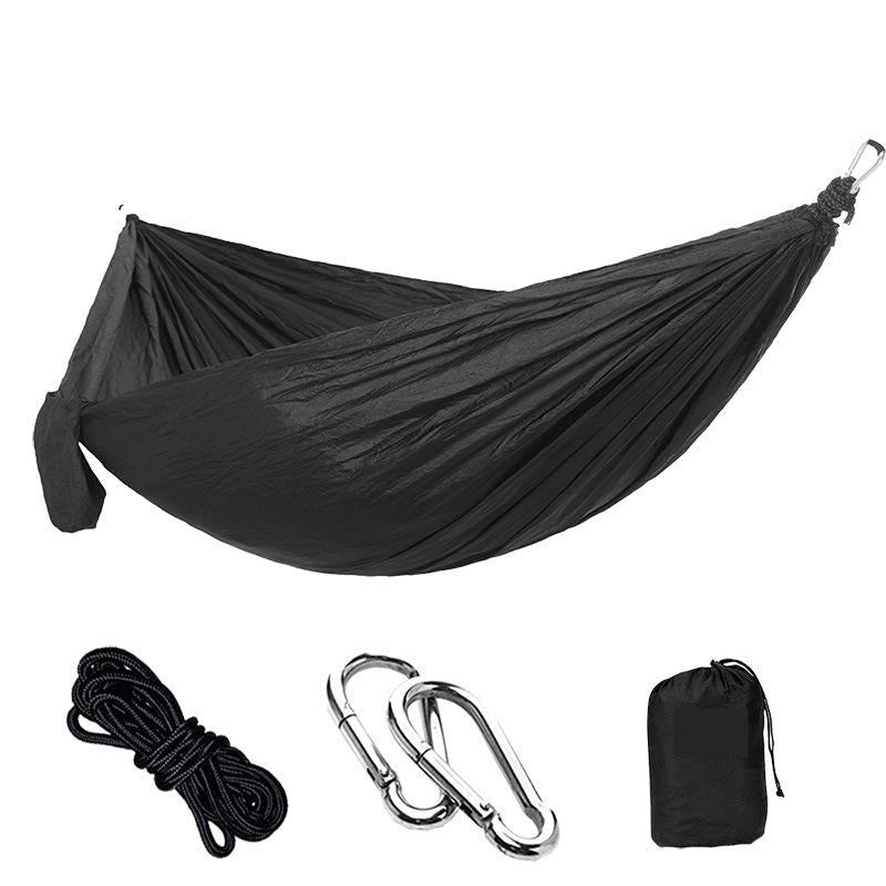 Camping Hiking Hammock Outdoor Nylon Parachute Cloth Hammock (ordinary Version)