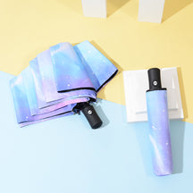 [Special Offer] Manual Vinyl Sunscreen Eye Umbrella UV Protection Women's Three-fold Gift Umbrella Clearance Wholesale
