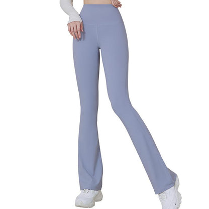 Women's Fitness Skinny Hips High Waist Skinny Slim Elegant Sports Yoga Flared Pants