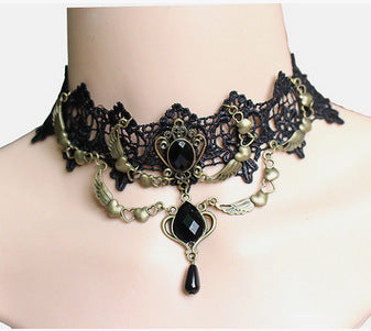 Popular Lace Jewelry, Big-name European and American Hot-selling Lace Necklace, Versatile Neck Chain