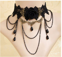 Popular Lace Jewelry, Big-name European and American Hot-selling Lace Necklace, Versatile Neck Chain